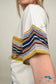 90S Cotton Stripe Contrast Tee T-Shirts