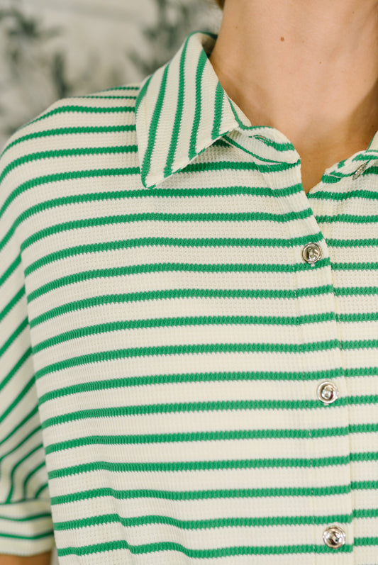 Comfort Me Striped Romper