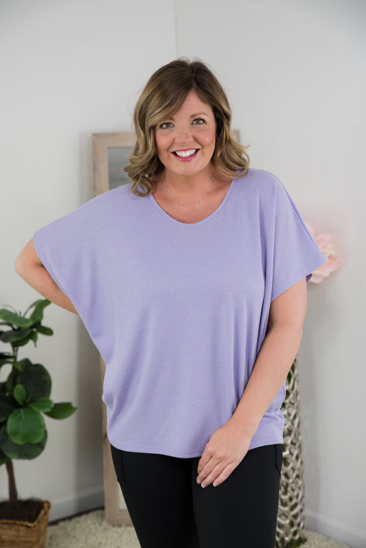 State of Mind Top in Lavender