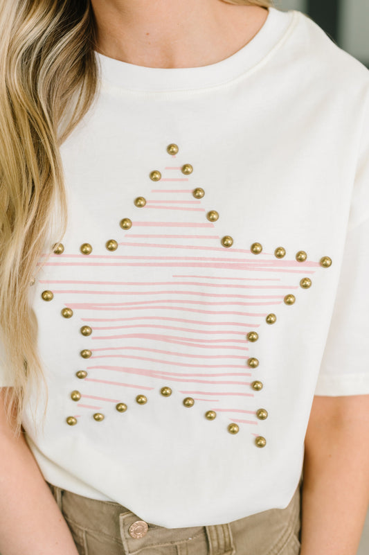 Super Star Applique Top