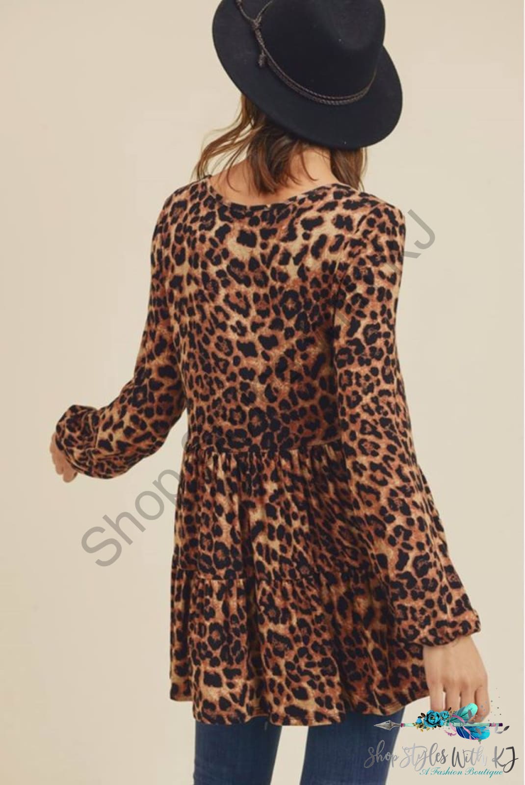 Cats Meow Ruffled Tunic - Size Small