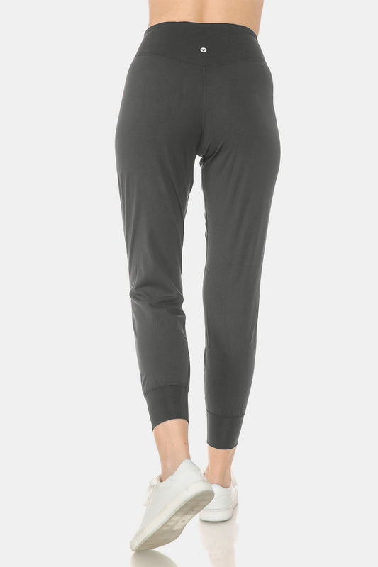 Wide Waistband Slim Active Joggers