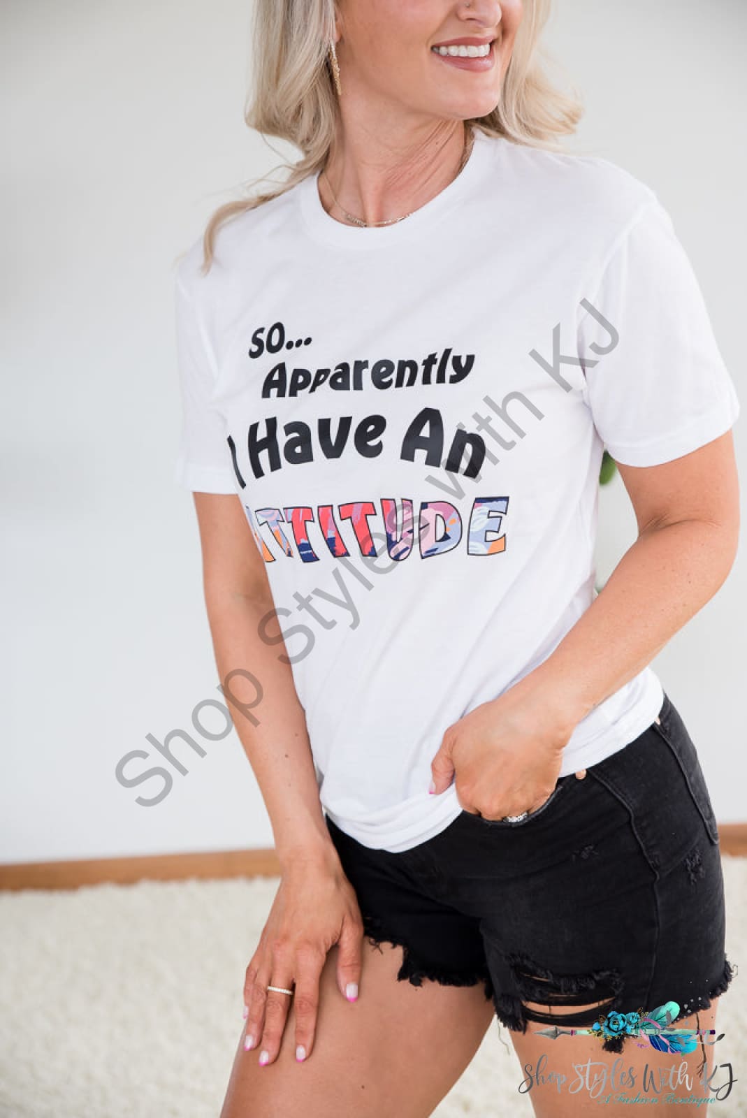 I Have An Attitude Graphic Tee Bt
