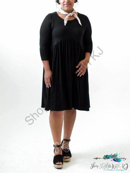 Muse Midi Dress Black Dress