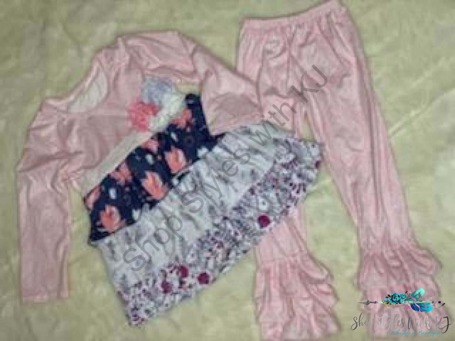 Pink Ruffle Icing Set Kids