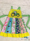 Farm Animal Tractor Dress Kids