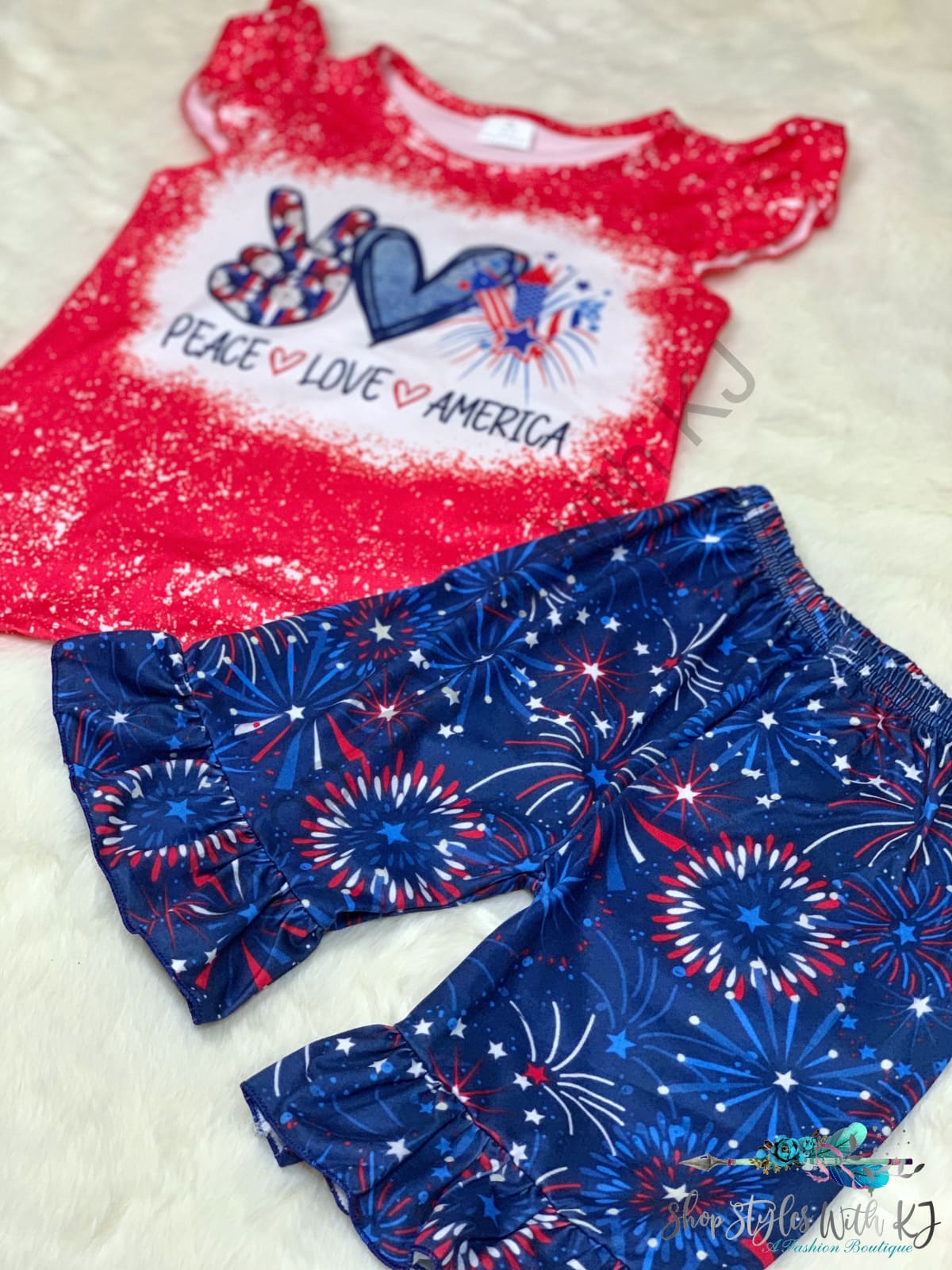 Sparks Fly 2Pc Short Set Kids