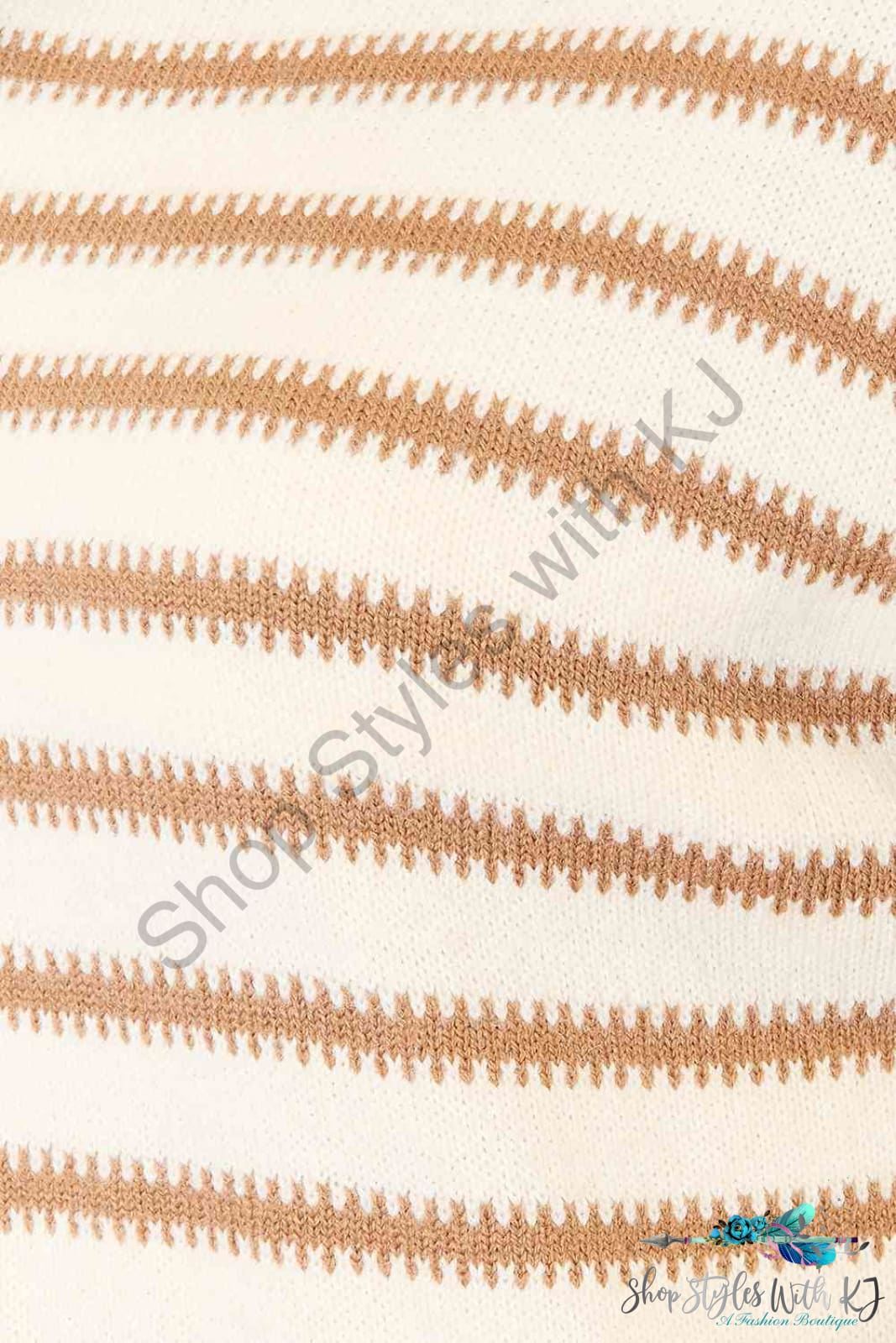 Striped Boat Neck Sweater Sweaters & Cardigans