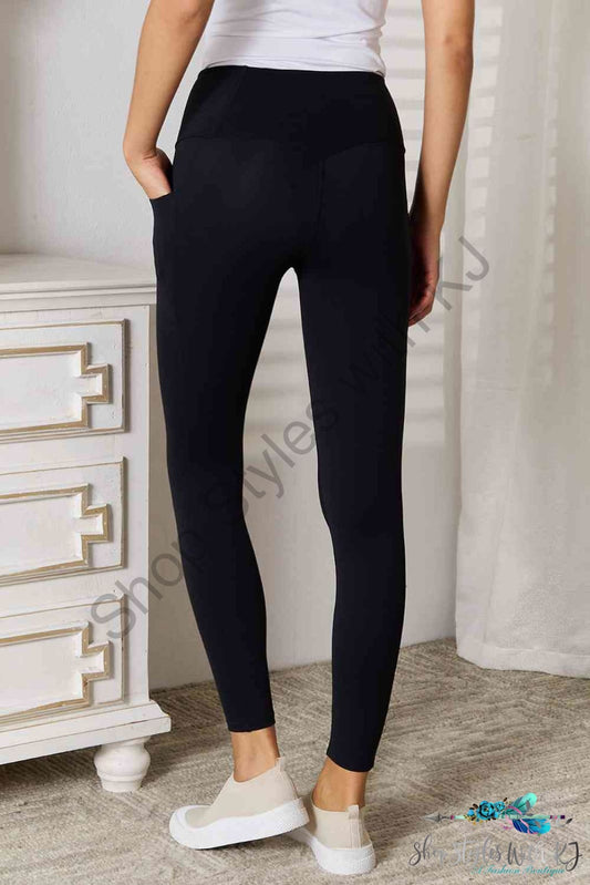 Basic Bae Wide Waistband Sports Leggings