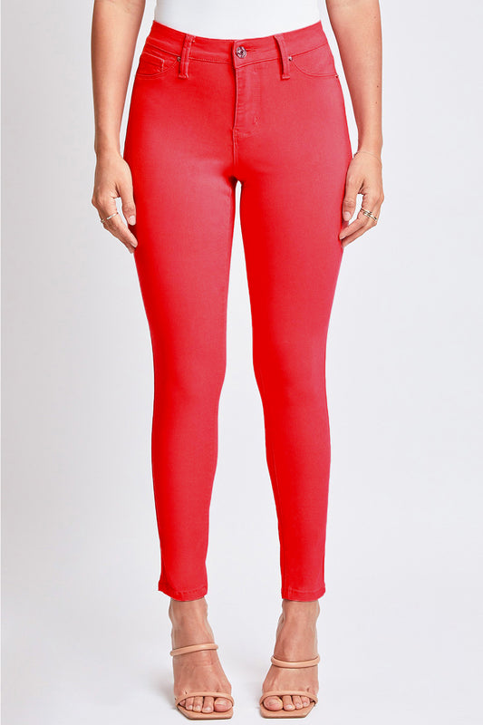 Hyperstretch Mid-Rise Skinny Jeans
