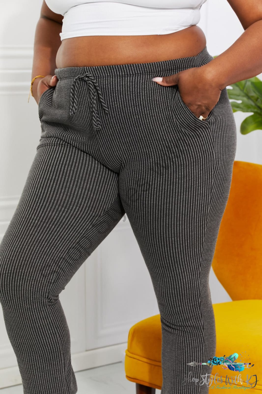Easy Living Ribbed Joggers Pants