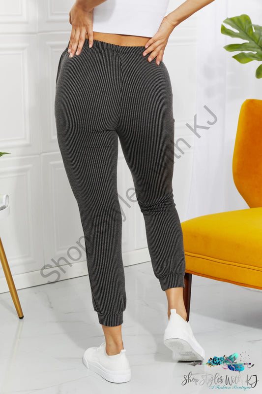 Easy Living Ribbed Joggers Pants