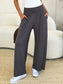 Smocked Wide Waistband Wide Leg Pants - 5 colors