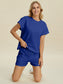 Texture T-Shirt and Shorts Set - 3 Colors