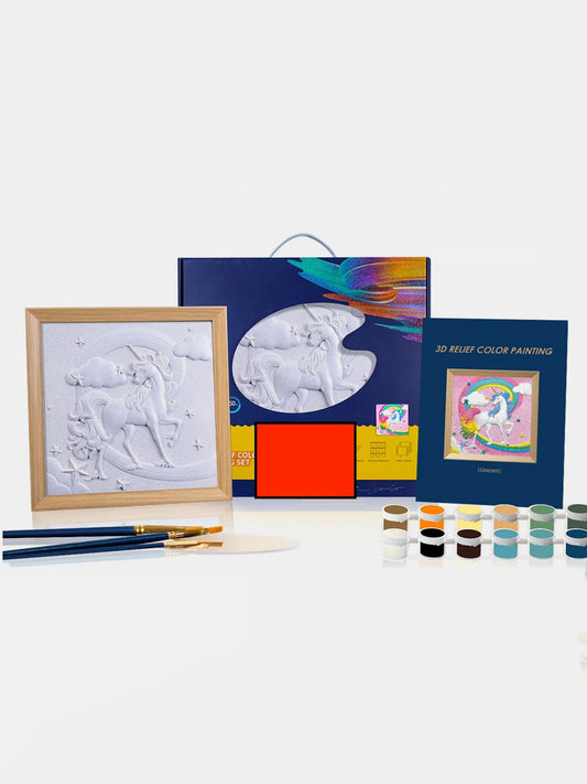 Unicorn DIY 3D Oil Painting Kit