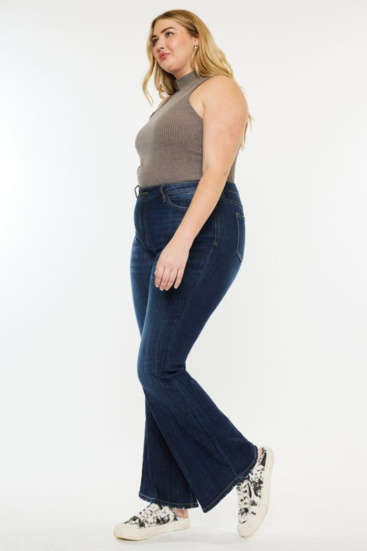 Kancan Mid Rise Flare Jeans