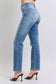 Judy Blue High Rise Wash Thermal Straight Jeans