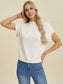 Mock Neck Short Sleeve Sweater - 4 Colors