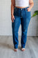 Judy Blue High Rise Center Seam Detail Straight Jeans