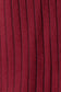Ribbed Round Neck Long Sleeve Slit Top - 5 Colors