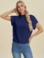 Mock Neck Short Sleeve Sweater - 4 Colors