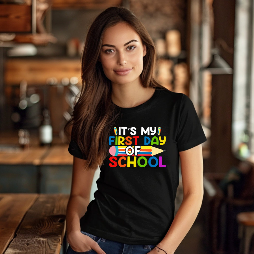 It's My First Day of School Graphic Tee - Adult