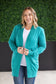 High Pocket Cardigan - Teal