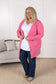 Madison Cozy Cardigan - Pink