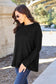 Ribbed Round Neck Long Sleeve Knit Top - 5 Colors