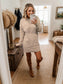 Cable Knit Sweater Dress - 4 Colors