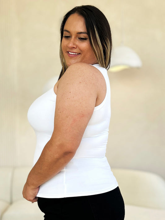 Round Neck Slim Tank - 5 colors