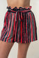 High Waisted Striped Shorts