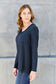 V-Neck Long Sleeve Top - 5 Colors