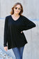V-Neck Long Sleeve Top - 5 Colors