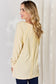 Ribbed Round Neck Slit T-Shirt - 5 Colors