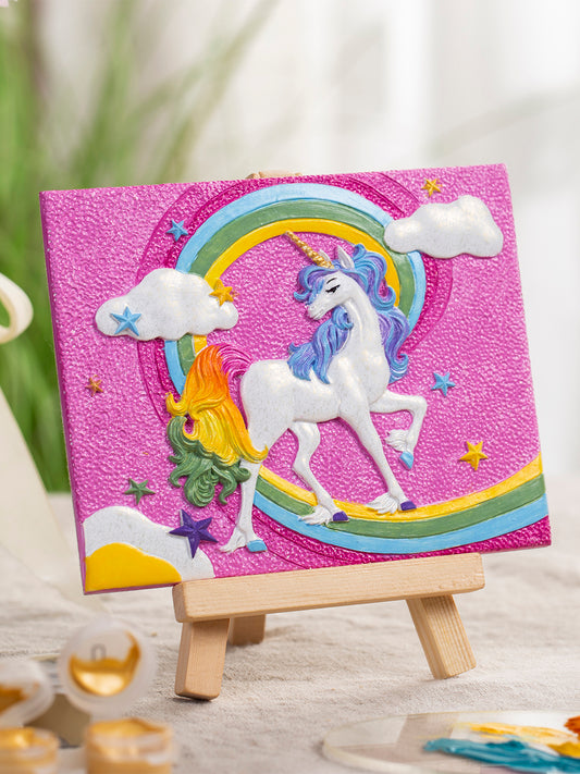 Unicorn DIY 3D Oil Painting Kit