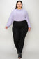 Ribbed Round Neck Long Sleeve T-Shirt - 8 Colors
