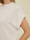 Mock Neck Short Sleeve Sweater - 4 Colors