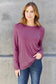 Round Neck Long Sleeve Top - 5 Colors