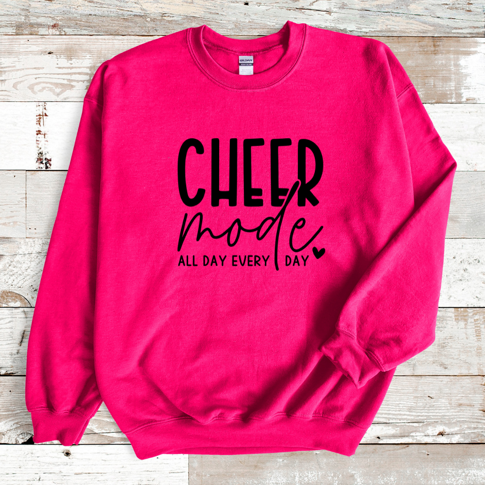 Cheer Mode Crew Sweatshirt - Adult