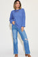 Ribbed Round Neck Long Sleeve T-Shirt - 8 Colors