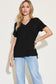 V-Neck High-Low Short Sleeve T-Shirt - 7 Colors