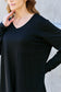 V-Neck Long Sleeve Top - 5 Colors