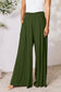 Smocked Wide Waistband Wide Leg Pants - 5 colors