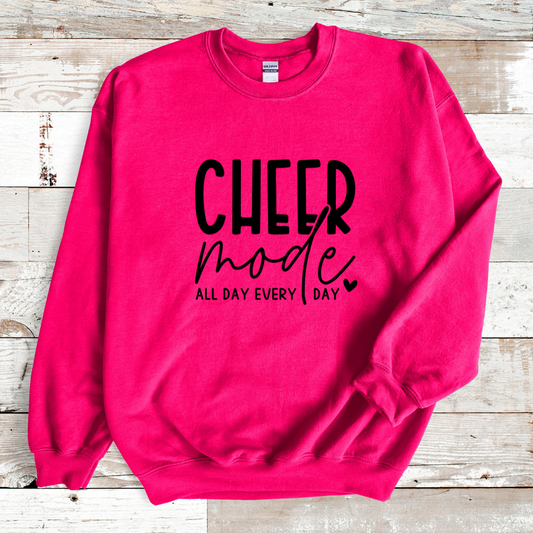 Cheer Mode Crew Sweatshirt- Youth