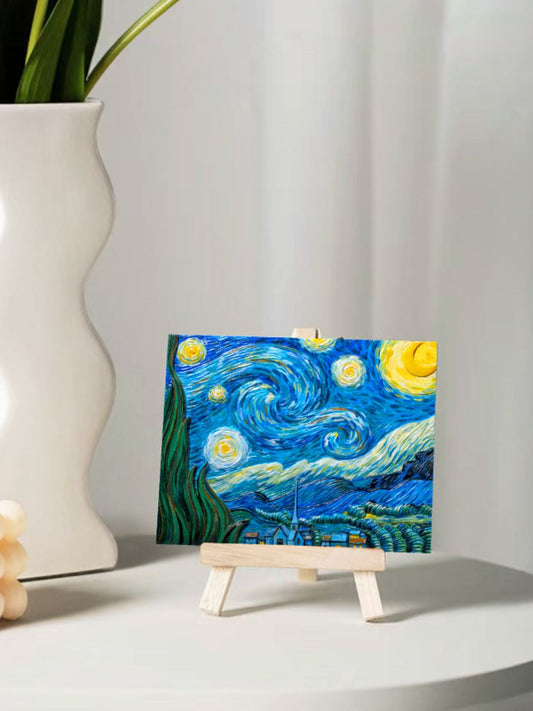 Van Gogh's Starry Night DIY 3D Oil Painting Kit