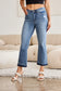 Judy Blue Release Hem Mid Rise Cropped Bootcut Jeans