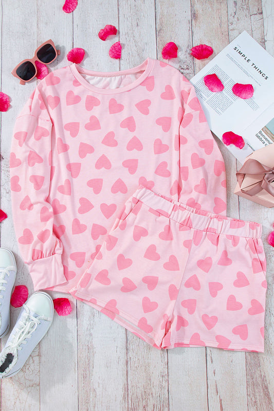 Hearts Loungewear Set - 2 colors