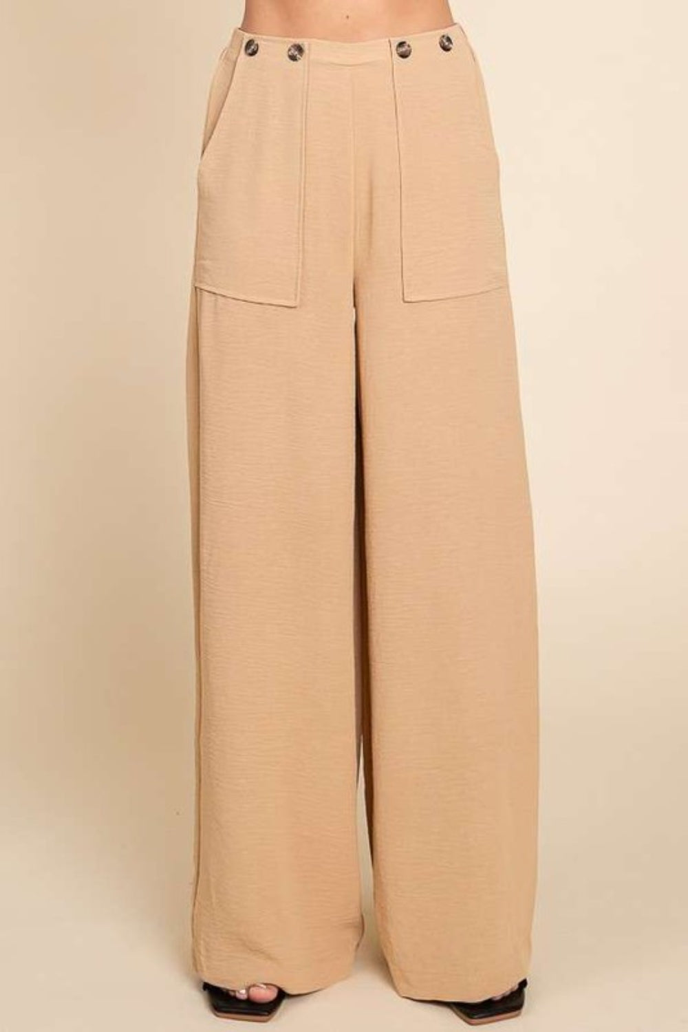 High Waist Wide Leg Cargo Pants