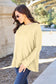 Ribbed Round Neck Long Sleeve Knit Top - 5 Colors